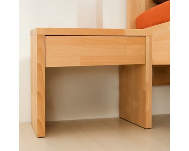 Noční stolek Klasik, masiv buk cink jádrový