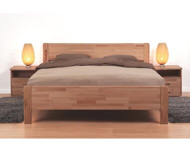 Postel Sofi - oblá, 160x200, 180x200, masiv buk cink jádrový