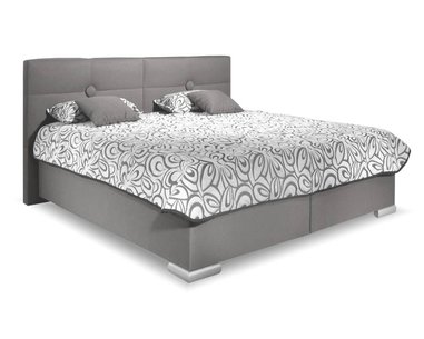 Zvýšená čalouněná postel s úložným prostorem FACILE Zvýšená čalouněná postel s úložným prostorem FACILE