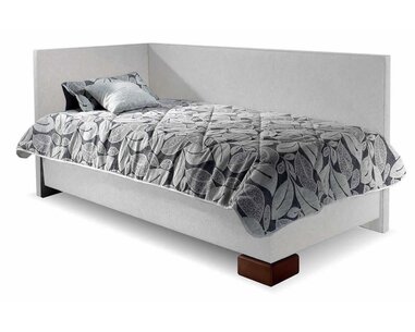 Čalouněná postel s úložným prostorem Quatro, s čely