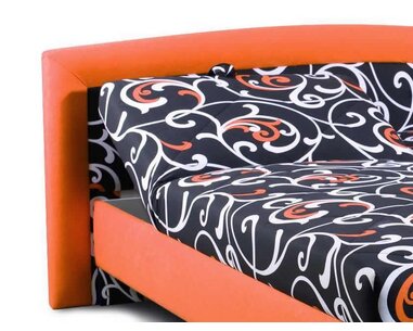 Čalouněná postel s úložným prostorem MAXRELAX