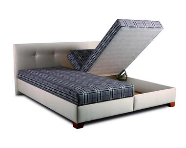 Čalouněná postel s úložným prostorem MAXRELAX