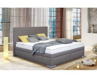 Americká postel boxspring RIALTO, s úložným prostorem