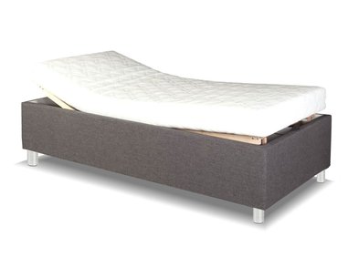 Zvýšená čalouněná postel s úložným prostorem Jakub, 90x210cm Zvýšená čalouněná postel s úložným prostorem Jakub, 90x210cm