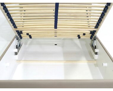 Čalouněná postel s úložným prostorem Crissy, 90x200