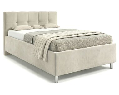 Čalouněná postel s úložným prostorem Crissy, 120x200