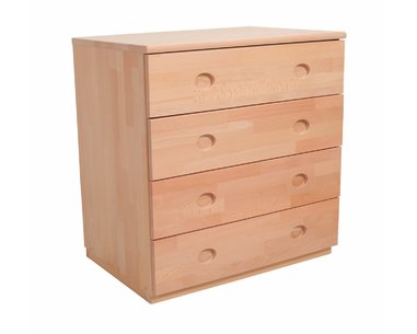 Komoda zásuvková D415/BC-Domino, masiv buk Komoda zásuvková D415/BC-Domino, masiv buk