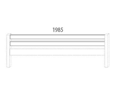 Zábrana D D926/BC - Domino, masiv buk