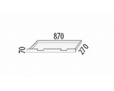 Zásuvka ke stolu D733, masiv buk