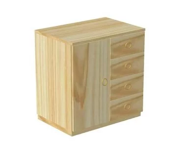 Komoda dvířka + zásuvky D414-Domino - pohled č. 1