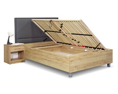 Boční výklop postele LA FINESA, 140x200 cm