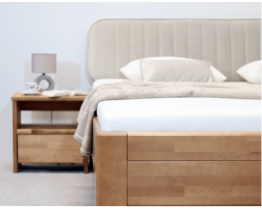 Detail hrany - postel Casanova 1