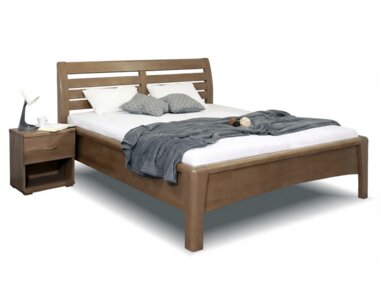 Zvýšená postel dvoulůžko z masivu CONSTANTA, masiv buk 
