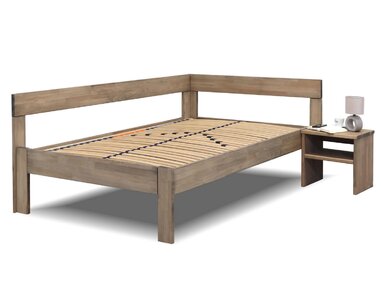 postel jednolůžko Tiffany 120x200, masiv buk, Levá