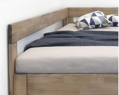 postel jednolůžko Tiffany 120x200, masiv buk, Levá
