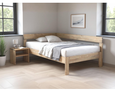 postel jednolůžko Tiffany 120x200, masiv buk, Pravá