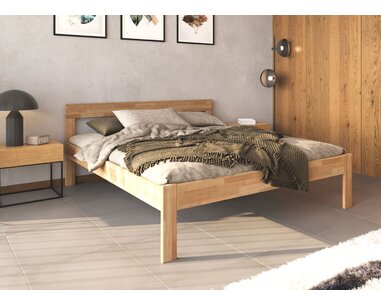 Postel dvoulůžko z masivu TYLIA - interier Postel dvoulůžko z masivu TYLIA - interier