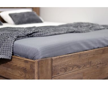 Postel s úložným prostorem Trinity, 80x200, 90x200, masiv buk