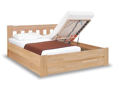 Zvýšená postel s úložným prostorem - dvoulůžko FILIP senior, 160x200 Zvýšená postel s úložným prostorem - dvoulůžko FILIP senior, 160x200