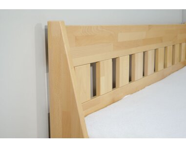 Rozkládací postel ARLETA TWIN - lavice, masiv buk, 90-160x200cm