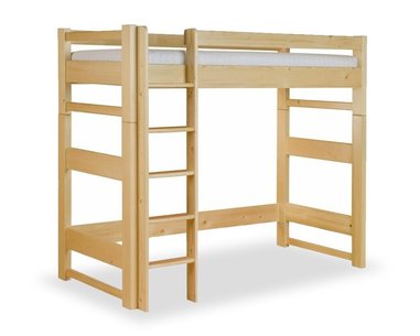 Postel z masivu - horní spaní LUCAS, smrk