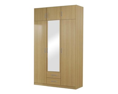 Šatní skříň třídveřová IA11530, buk