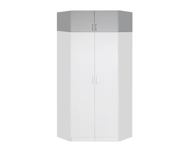 Rohový nástavec šatní skříně IA21555, bílá