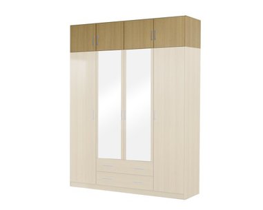 Nástavec čtyřdveřový šatní skříně IA11545, buk