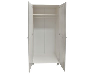 Šatní skříň IA8860B bílá, masiv borovice Šatní skříň IA8860B bílá, masiv borovice