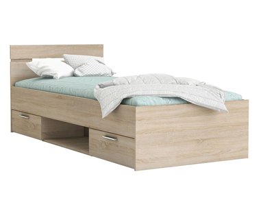 Multifunkční postel s úložným prostorem IA471720, 90x200, lamino, dub kronberg Multifunkční postel s úložným prostorem IA471720, 90x200, lamino, dub kronberg