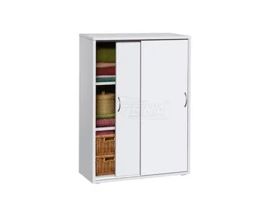 Prádelní skříň IA601B, bílá - pohled č. 1