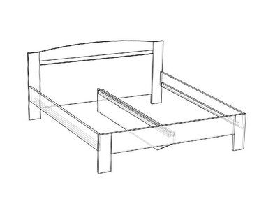 Rozšířená manželská postel Maria 200x200 Rozšířená manželská postel Maria 200x200