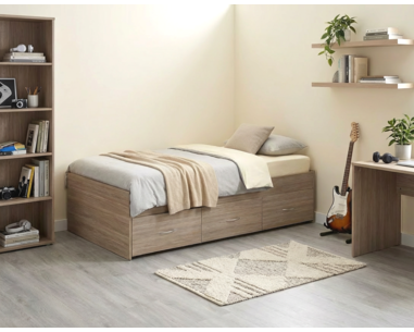 Vyvýšená válenda s úložným prostorem BETA, 90x200cm Vyvýšená válenda s úložným prostorem BETA, 90x200cm