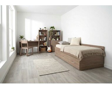 Rohová postel s úložným prostorem GAMA, 90x200cm Rohová postel s úložným prostorem GAMA, 90x200cm