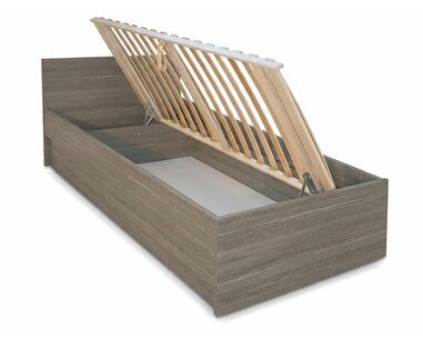 Postel jednolůžko s úložným prostorem HUGO, boční výklop Postel jednolůžko s úložným prostorem HUGO, boční výklop