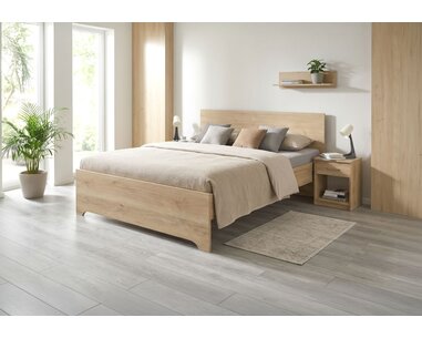 Manželská postel z lamina HUGO Manželská postel z lamina HUGO