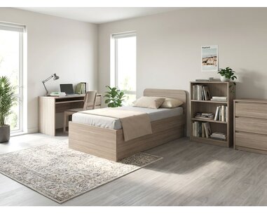 Postel jednolůžko s úložným prostorem OTO, boční výklop Postel jednolůžko s úložným prostorem OTO, boční výklop