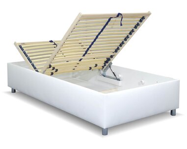 Zvýšená válenda s úložným prostorem Roneta, 90x200, bílá Zvýšená válenda s úložným prostorem Roneta, 90x200, bílá