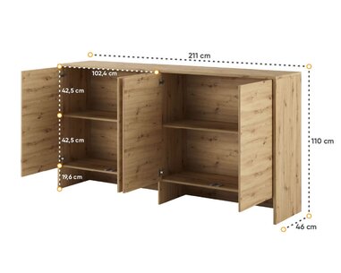 Nadstavec postele Monterasso