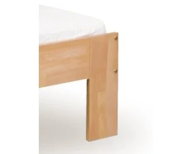 Jednolůžko z masivu METAXA 90x200, masiv buk - pohled č. 4