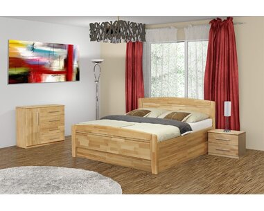 Kombinovaná komoda VK-KR2 levá, masiv buk