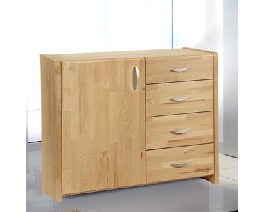 Kombinovaná komoda VK-KN2 levá, masiv buk
