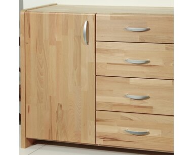 Kombinovaná komoda VK-KS2 pravá, masiv buk Kombinovaná komoda VK-KS2 pravá, masiv buk