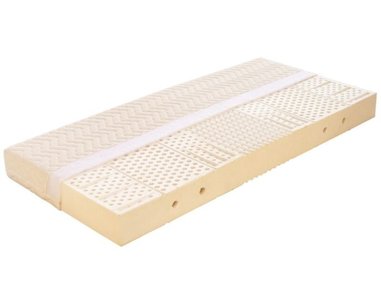 Měkká latexová matrace LADA, 16cm, 120kg, 7 zón