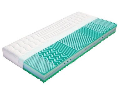 Tvrdší zdravotní BIO matrace KORFU, 19cm, 160x200cm, 125kg, studená pěna - 7zón Tvrdší zdravotní BIO matrace KORFU, 19cm, 160x200cm, 125kg, studená pěna - 7zón