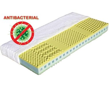 Měkká antibakteriální matrace KRÉTA, 19cm, 80x200cm, 120kg, 7 zón Měkká antibakteriální matrace KRÉTA, 19cm, 80x200cm, 120kg, 7 zón