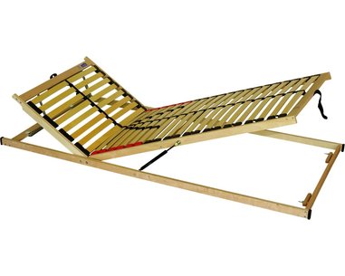 Vyklápěcí polohovací rošt Double NV, čelní výklop, 90x220, 28 lamel