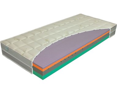 Středně tvrdá zdravotní matrace ALOE COMFORT, 21cm, 180x200cm, 140kg