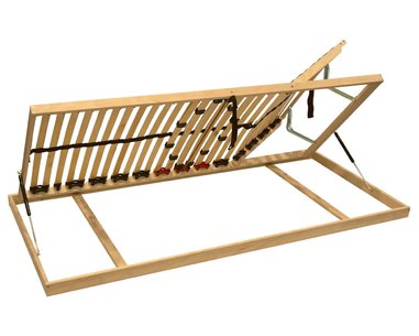 Vyklápěcí polohovací rošt DOUBLE BVH,  70x200, boční výklop pravý