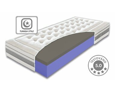 Prémiová ortopedická středně tvrdá matrace ORIENT, 25cm, 140kg, studená pěna Prémiová ortopedická středně tvrdá matrace ORIENT, 25cm, 140kg, studená pěna